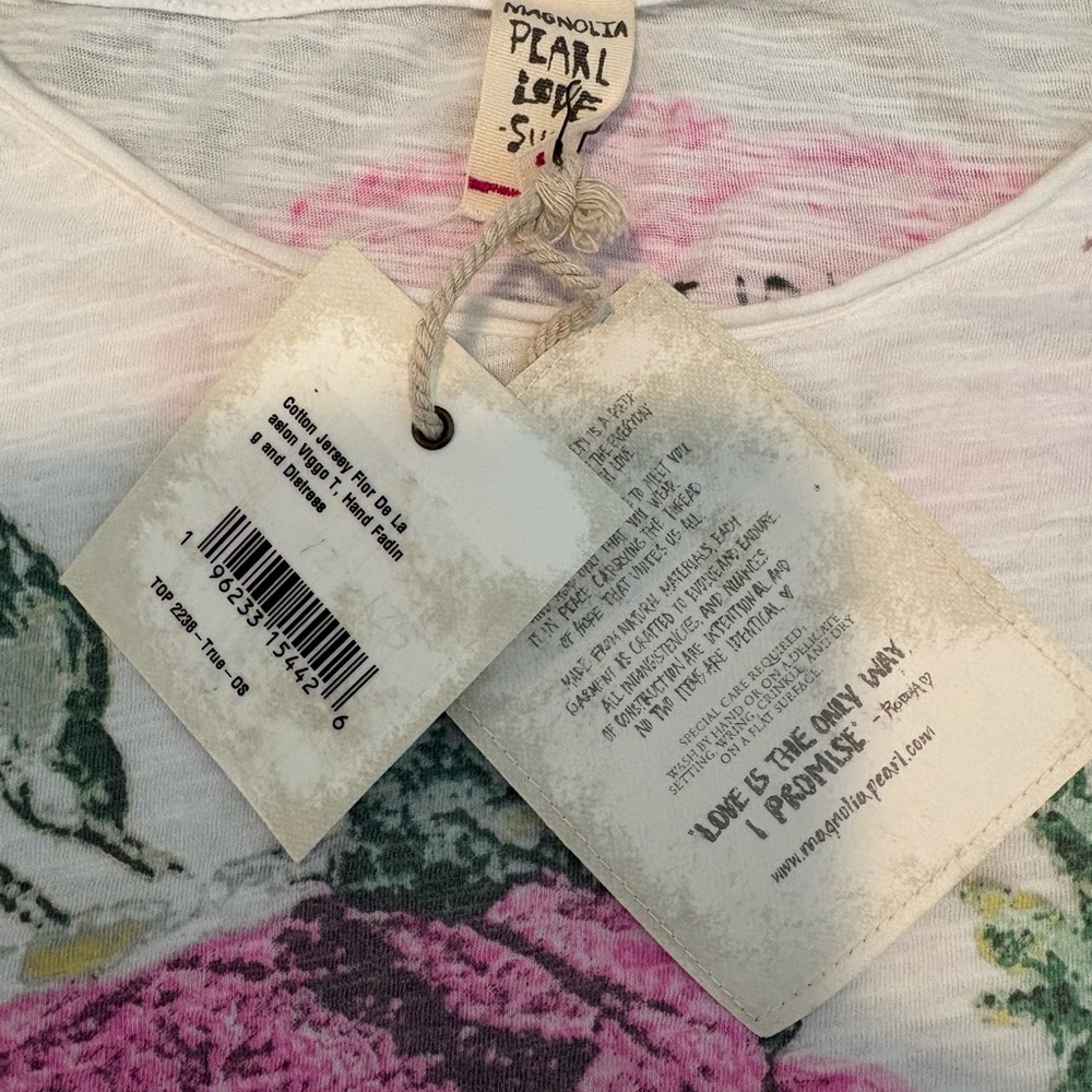 Magnolia Pearl NWT Flor De La Pasion Viggo T Top in True, OSFM - Picture 8 of 12